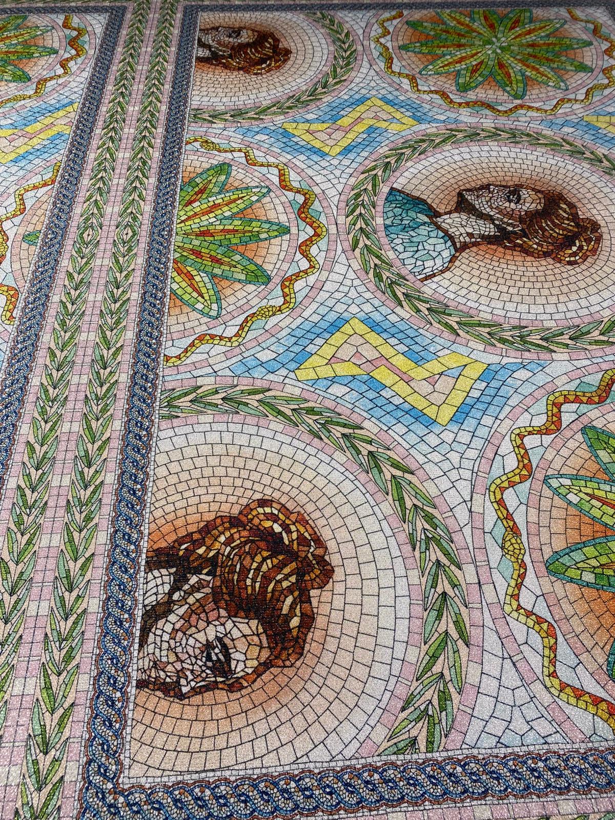 Mosaic Lurex Fabric by the Metre - Whotex Fabrics London