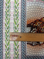 Mosaic Print Lycra Satin Fabric by the Metre - Whotex Fabrics London