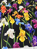 Multicolor Floral Pattern Crepe, Fabric By The Yard - Whotex Online Fabric Store