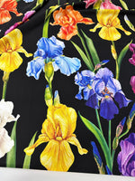 Multicolor Floral Pattern Crepe, Fabric By The Yard - Whotex Online Fabric Store