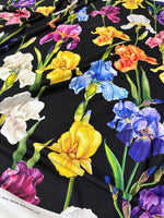 Multicolor Floral Pattern Crepe, Fabric By The Yard - Whotex Online Fabric Store