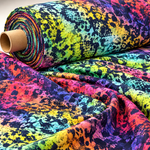 Multicolour Lycra Stretch Fabric by the Metre - Whotex Fabrics London