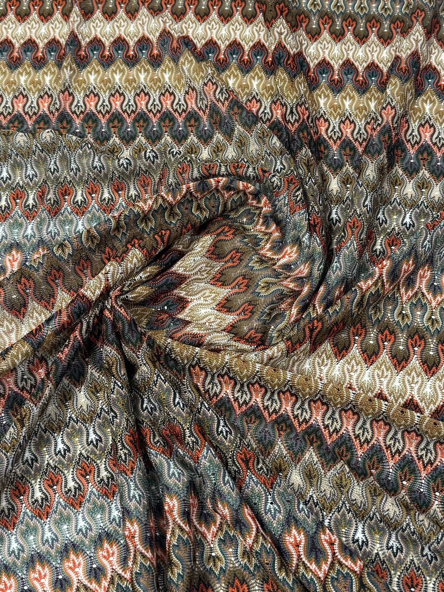 Multicolour Mesh Fabric by the Metre - Whotex Fabrics London