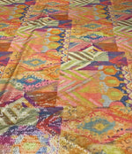 Multicolour Patchwork Sequin Fabric by the Metre - Whotex Fabrics London