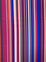 Multicolour Striped Shimmer Fabric by the Metre - Whotex Fabrics London