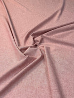Muted Red Cotton Linen Fabric by the Metre - Whotex Fabrics London