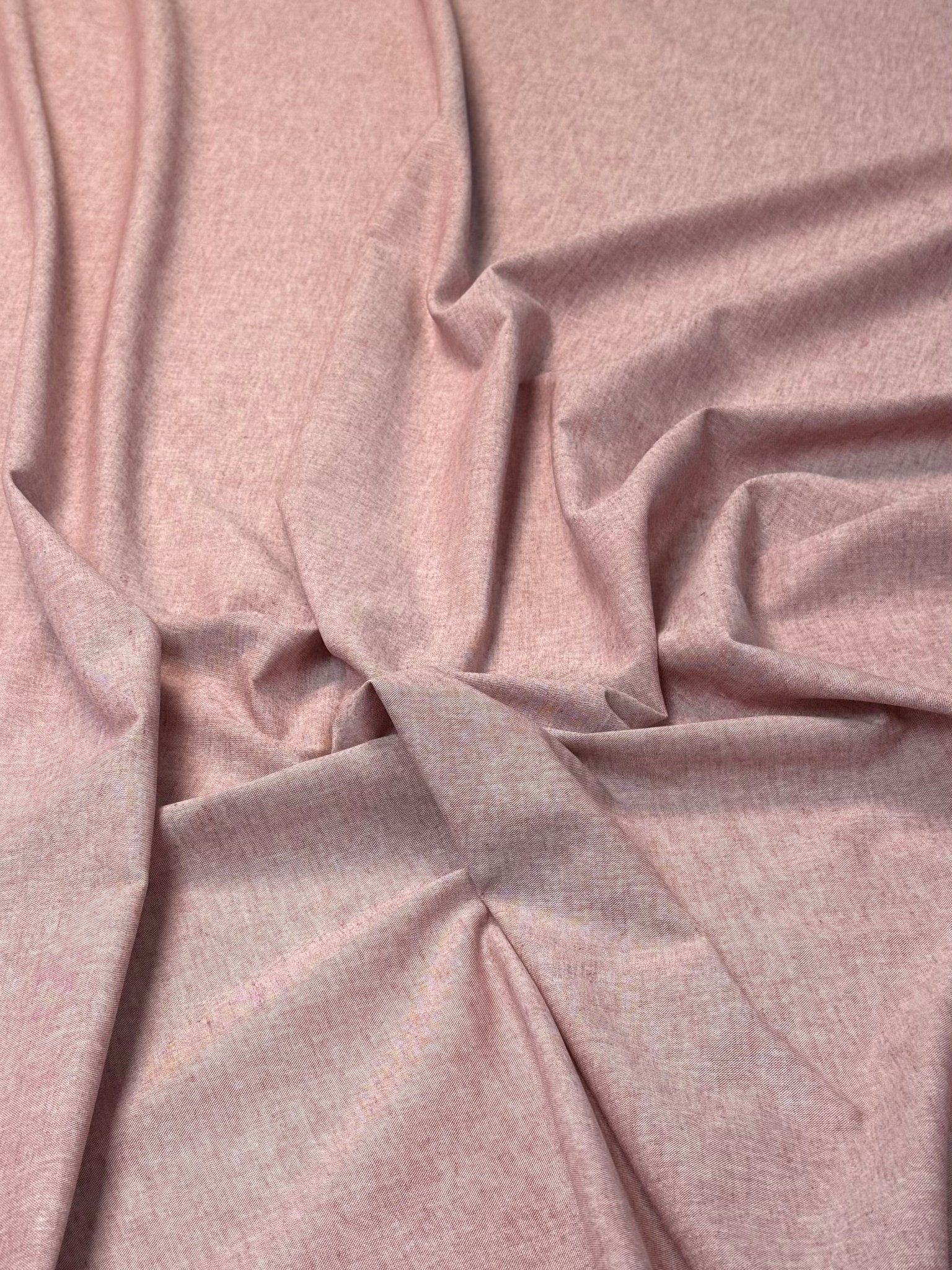 Muted Red Cotton Linen Fabric by the Metre - Whotex Fabrics London