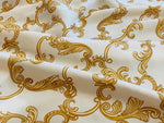 Navy Blue Fabric, Baroque Pattern High Quality Dresswear Fabric - Whotex Online Fabric Store