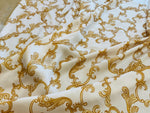 Navy Blue Fabric, Baroque Pattern High Quality Dresswear Fabric - Whotex Online Fabric Store