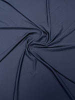 Navy Blue Modal Stretch Fabric by the Metre - Whotex Fabrics London