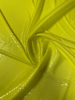 Neon Yellow Sequin Fabric for Party Dresses - Whotex Fabrics London
