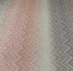 Ombre Chevron Metallic Lurex Fabric by the Metre - Whotex Fabrics London