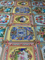 Ornate Panel Lurex Fabric by the Metre - Whotex Fabrics London