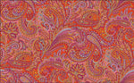 Paisley Pattern Fabric, Pink and Red Fabric By The Yard - Whotex Online Fabric Store