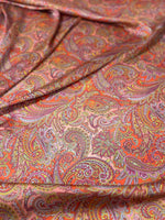 Paisley Pattern Fabric, Pink and Red Fabric By The Yard - Whotex Online Fabric Store