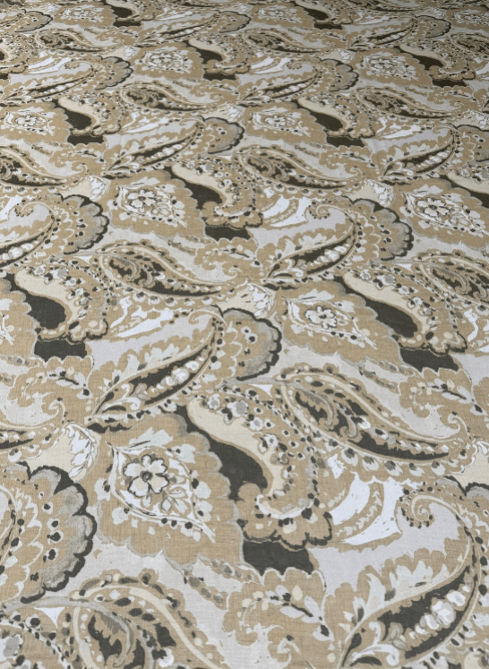 Paisley Print Chiffon Fabric by the Metre - Whotex Fabrics London