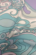Pastel Abstract Crepe Fabric – Soft, Flowing & Stylish - Whotex Fabrics London