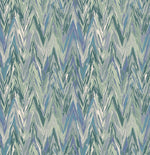 Pastel Chevron Lurex Fabric by the Metre - Whotex Fabrics London