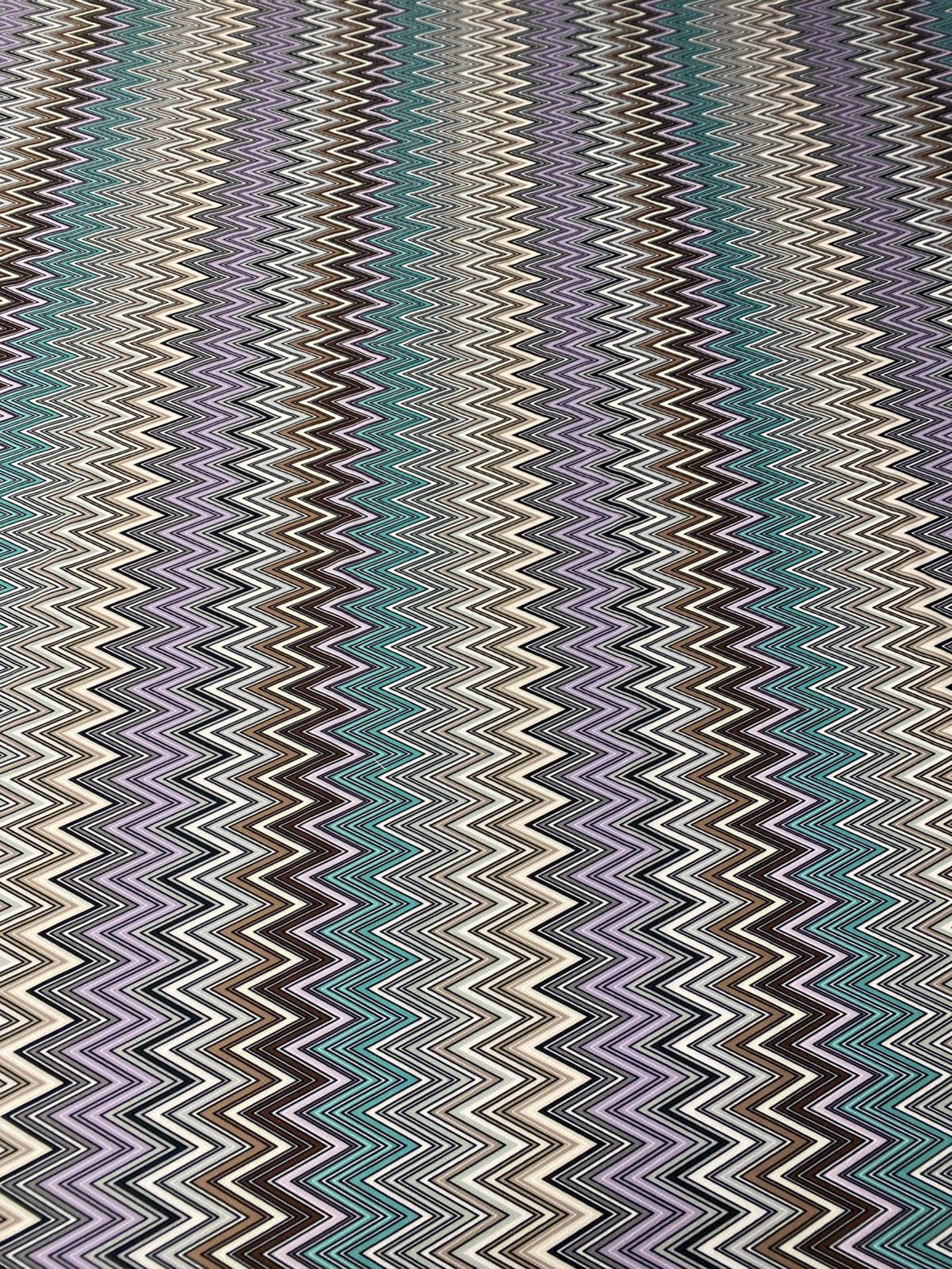 Pastel Chevron Upholstery Fabric by the Metre - Whotex Fabrics London