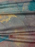Pastel Marble Lurex Fabric by the Metre - Whotex Fabrics London