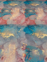 Pastel Marble Lurex Fabric by the Metre - Whotex Fabrics London