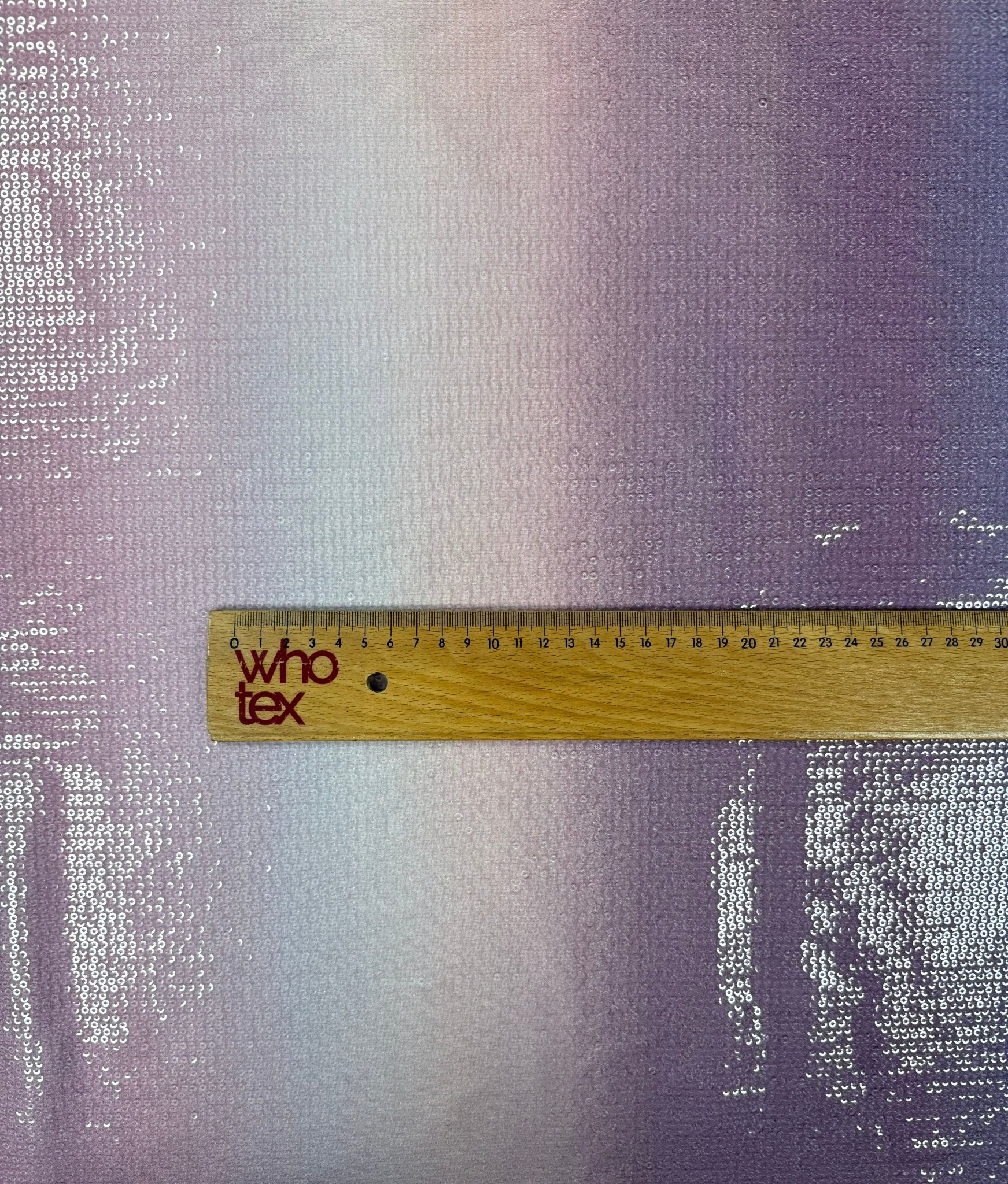 Pastel Ombre Gradient Print Sequin Fabric by the Metre - Whotex Fabrics London