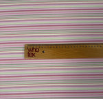 Pastel Stripe Pattern Fabric by the Metre - Whotex Fabrics London