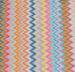 Pastel Zigzag Printed Table Runner - Whotex Fabrics London