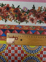 Patchwork Stripe Lurex Fabric by the Metre - Whotex Fabrics London