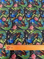 Peacock Pattern Fabric, Rose Fabric By The Yard - Whotex Online Fabric Store