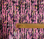 Pink Animal Print Sequin Fabric by the Metre - Whotex Fabrics London