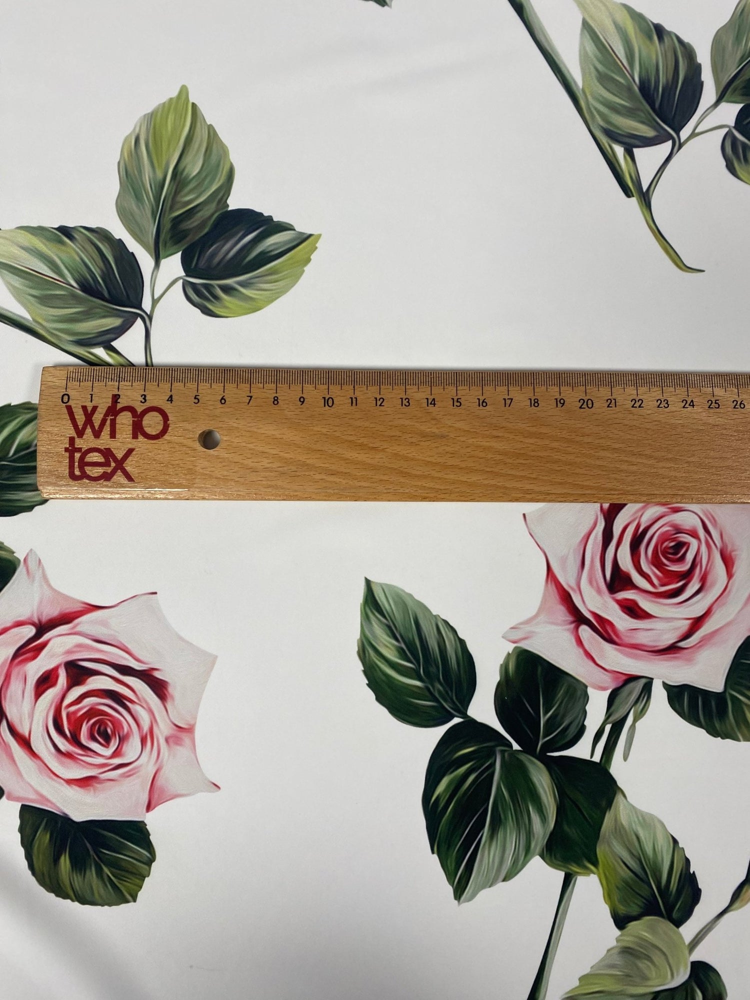 Pink Rose Crepe Fabric by the Metre - Whotex Fabrics London