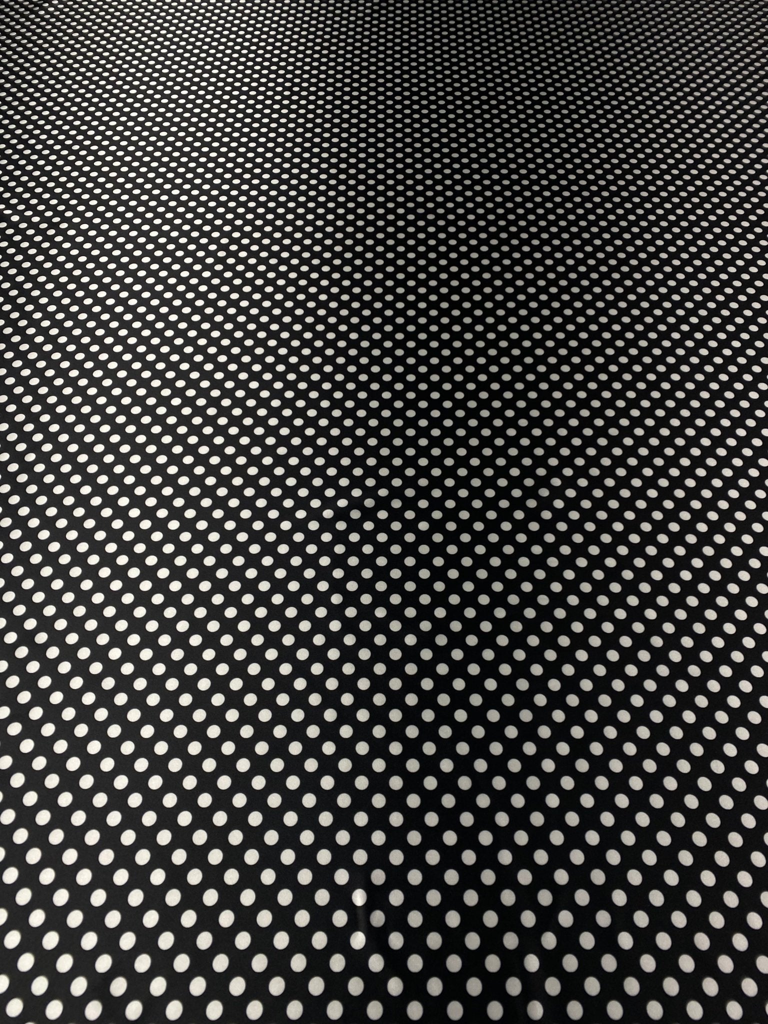 Polka Dot Lycra Satin Fabric by the Metre - Whotex Fabrics London