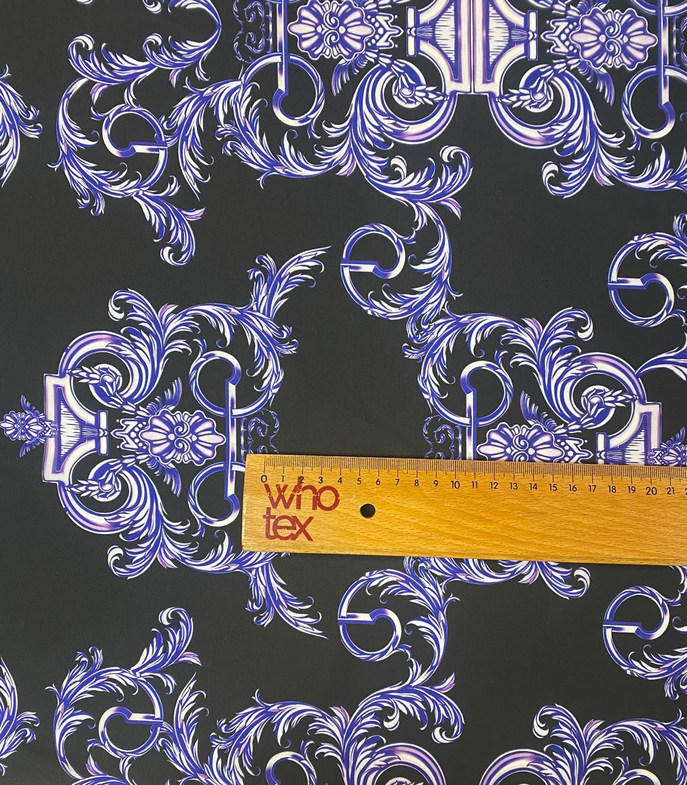 Purple Baroque Fabric by Metre - Whotex Fabrics London