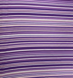 Purple Metallic Stripe Fabric by the Metre - Whotex Fabrics London