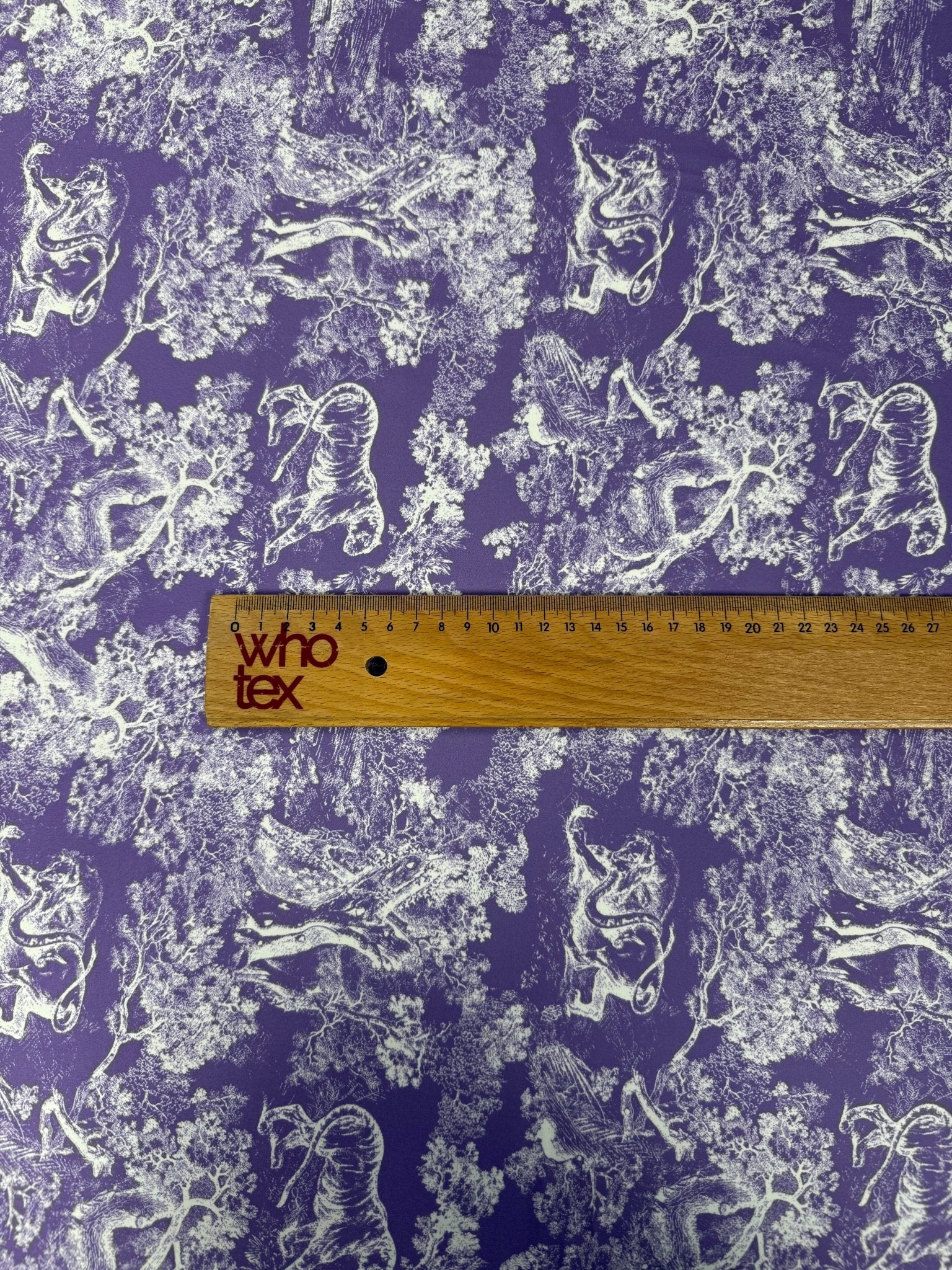 Purple Toile Satin Fabric by the Metre - Whotex Fabrics London