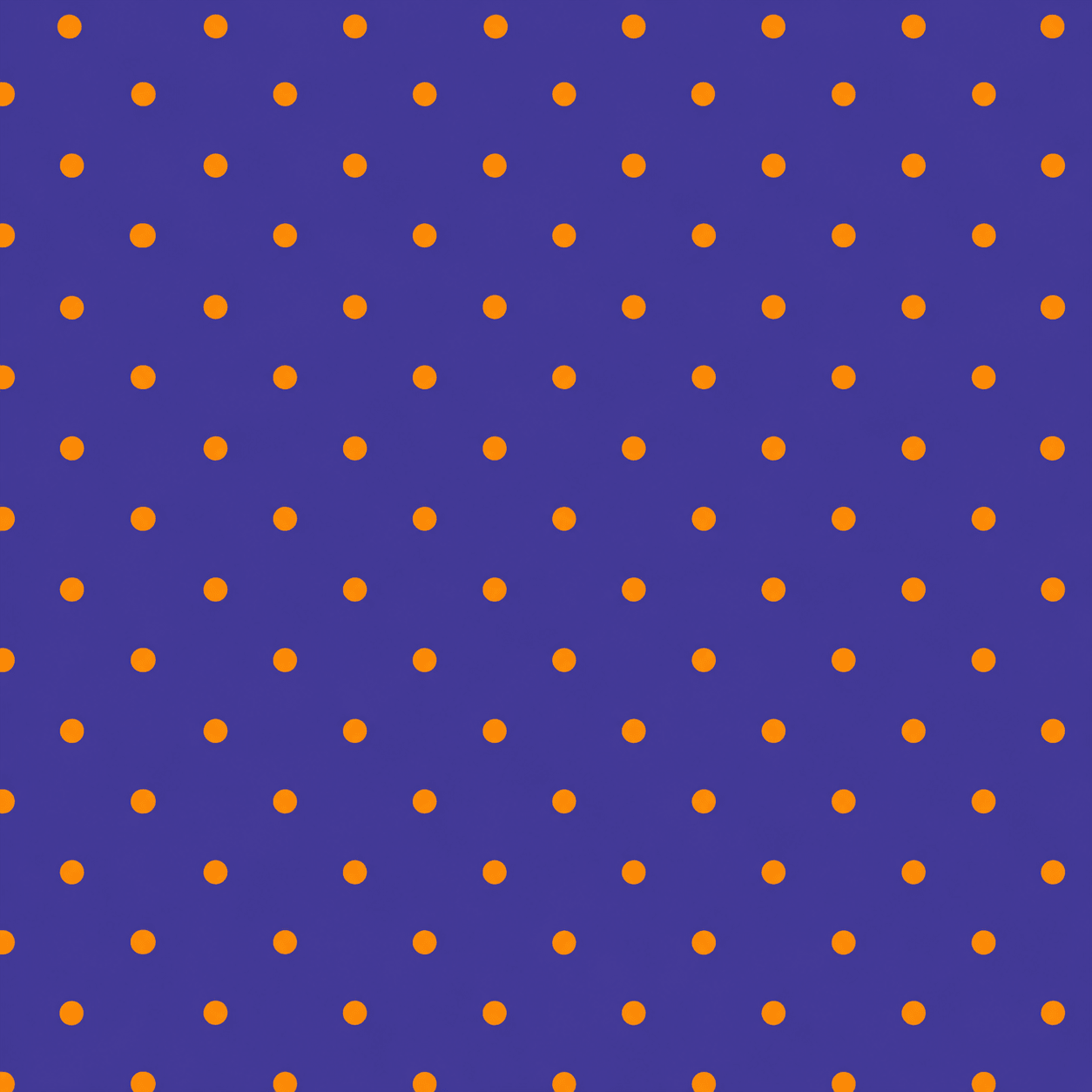 Purple with Orange Polka Dot Satin Fabric by the Metre - Whotex Fabrics London