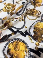 Queen Pattern Crepe , Rome Pattern Fabric - Whotex Online Fabric Store