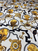 Queen Pattern Crepe , Rome Pattern Fabric - Whotex Online Fabric Store