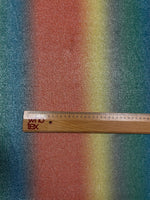 Rainbow Ombre Lurex Fabric with Metallic Shine - Whotex Fabrics London