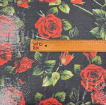 Red Rose Sequin Fabric for Dresses & Evening Wear - Whotex Fabrics London