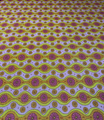 Retro Wave Lurex Fabric by the Metre - Whotex Fabrics London