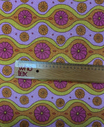 Retro Wave Lurex Fabric by the Metre - Whotex Fabrics London