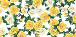 Rose Pattern Fabric, yellow Floral Fabric - Whotex Online Fabric Store