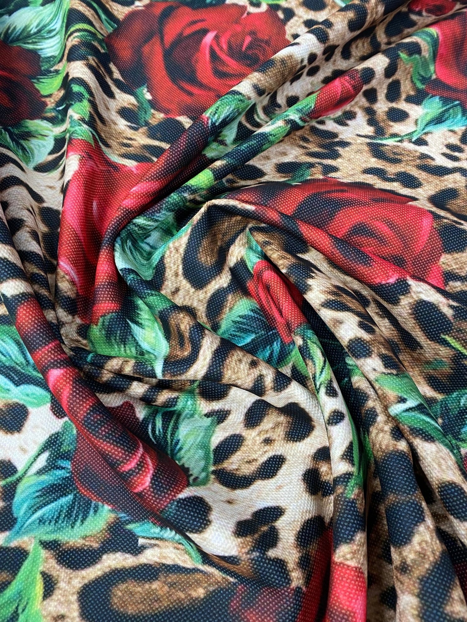 Rose Print Upholstery Fabric by the Metre - Whotex Fabrics London