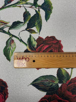 Rose Shimmer Lurex Fabric by the Metre - Whotex Fabrics London