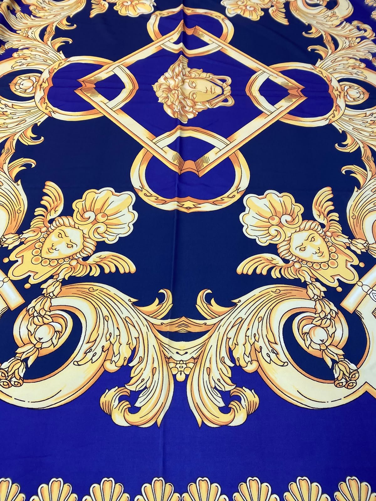 Royal Baroque Crepe Fabric by the Metre - Whotex Fabrics London