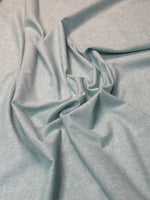 Seafoam Green Cotton Linen Fabric by the Metre - Whotex Fabrics London