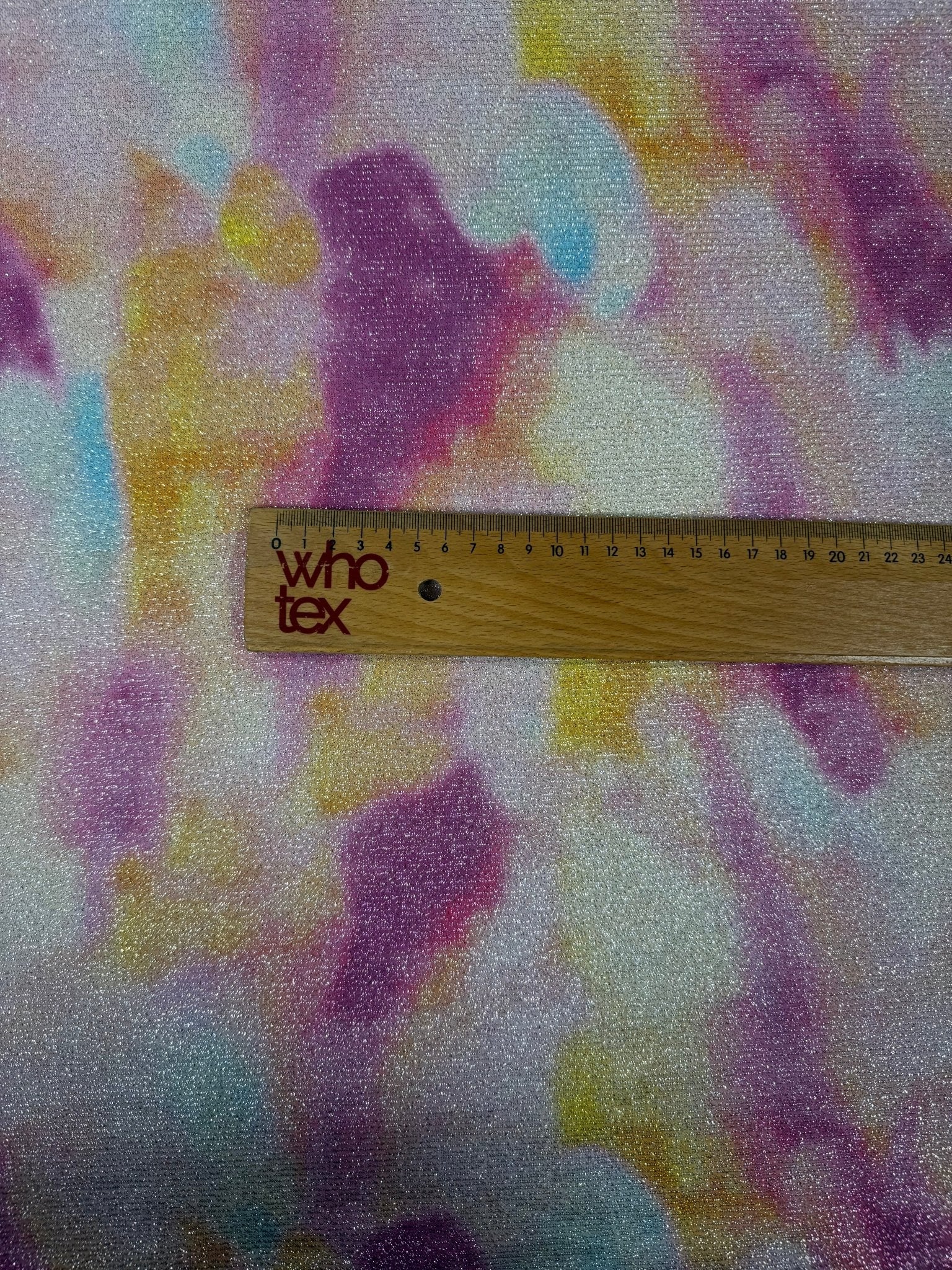 Shimmer Tie Dye Ottoman Fabric - Soft 4 - Way Stretch for Stylish Decor - Whotex Fabrics London