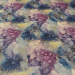 Shimmering Tie Dye Lurex Fabric by the Metre - Whotex Fabrics London
